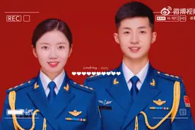 又甜又飒！空军轰6K机长娶了歼击机女飞行员图片