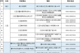 想在海南考摩托车驾驶证？报考地址、注意事项→图片