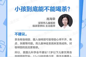 一问医答丨小孩到底能不能喝茶？图片