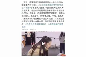 上戏表演系考生明年高考须达一本线？上戏招生办：媒体误读，实为普通本科分数线图片