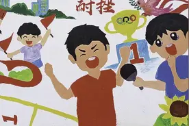 校园中的最美风景，看小画师们用心“绘”出！图片