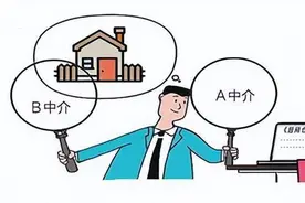 享受A中介的“合同”服务后，找B中介交易买房？违约了！图片