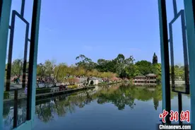 花开福建：福州西湖公园春色美图片