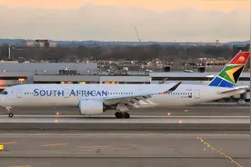 南非航空公司恢复空客A350长途航班执飞图片