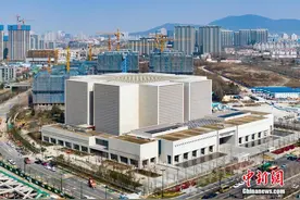 航拍中国第二历史档案馆新馆 幕墙竣工展露“高颜值”图片