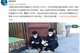 呼和浩特海关查获危险货物泡沫填缝剂21.869吨图片