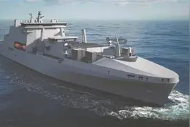 航母编队的“超级保姆”——英国订购3艘新型FSS干货补给舰图片