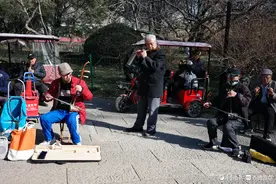 春天的百花公园，活跃着一支“交响乐队”图片