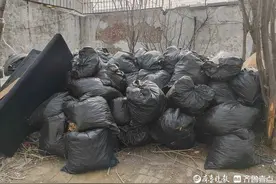 小区出现“露天垃圾场”？物业：已全部清理完图片