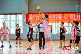 比赛规模创历史新高 2023湖南湘江新区校园篮球联赛鸣枪开赛图片