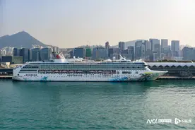 香港重返国际邮轮市场，复常后第一艘香港母港邮轮启航图片