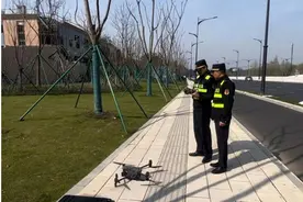 西湖区留下的巡逻员竟是无人机！执法飞出新航道图片