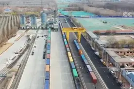 中国高水平对外开放持续提速 中欧班列不断开行图片