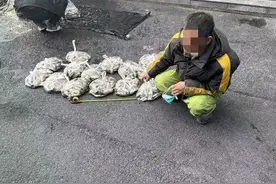 群众举报有非法捕捞，民警深夜抓现行图片