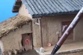 过于逼真！广元一男子用微缩再现老家房子图片