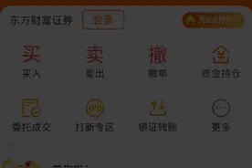 东方财富交易软件一度无法正常登录交易图片
