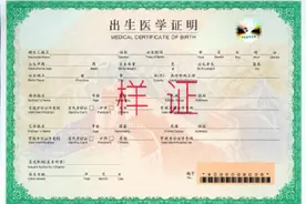 4月1日启用新版出生医学证明图片