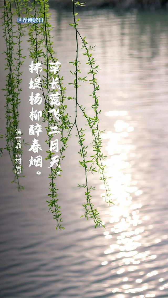美学云课堂 | 世界诗歌日，撷一片诗意送给春天
