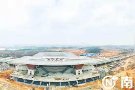 南宁第五座高铁站初露芳容图片