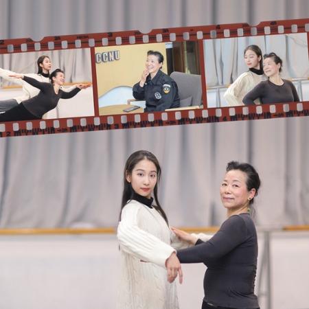 60岁保安阿姨在高校“偷师学艺”