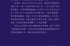 警方通报“女孩将小男孩扔入井中”：杨某已痊愈，双方已达成和解图片
