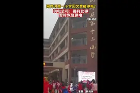 网传河南一小学因欠费被停电？供电公司：确有此事，暂时恢复供电图片