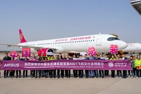 吉祥航空接收空客天津总装首架A321飞机，机队规模增至88架图片