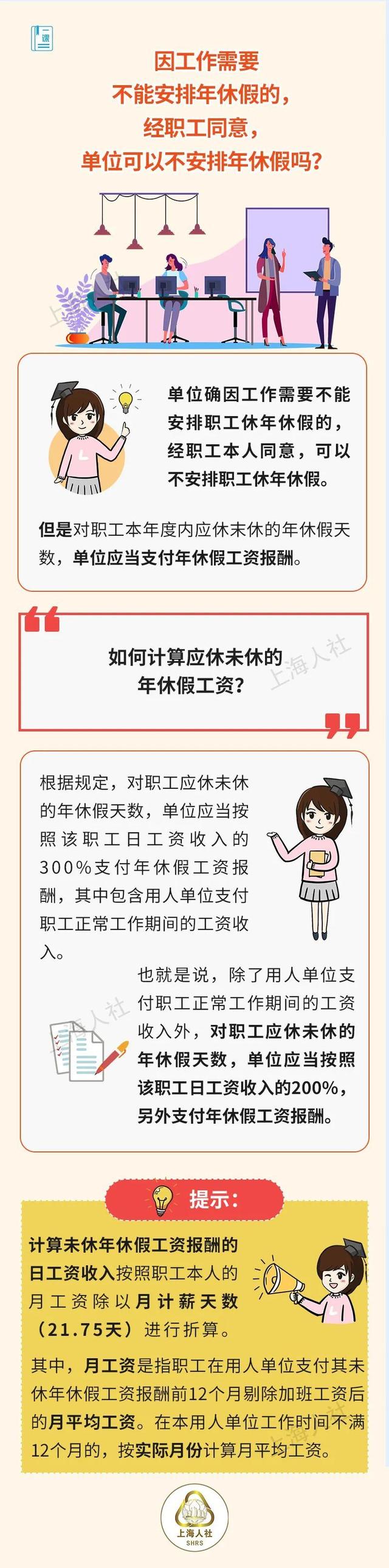 因工作需要，单位可以不安排年休假吗？要满足这些条件→
