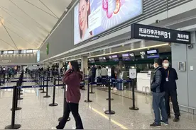 直击上海虹桥机场国际、港澳台航线复航图片