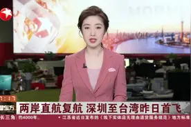 两岸直航复航 深圳至台湾首飞图片
