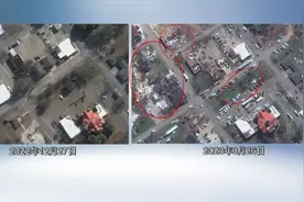 卫星图片显示美国密西西比州龙卷风重灾区一片狼藉图片