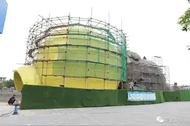 黄果树旅游区“飞越黄果树——360极限飞球球幕影院项目”建设有序推进图片
