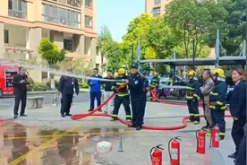 护平安 创文明 杭州钱塘区下沙街道消防安全与文明创建“同行”图片