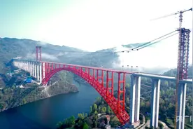 昼夜奋战940天！贵州又一座世界级大桥主体贯通图片