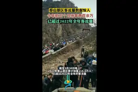 泰山景区客流量数据惊人，今年前三个月纳客两百余万图片