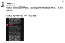 西安一村庄禁止村民房前屋后种两类菜，官方：已纠正并批评教育图片