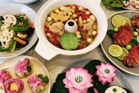 美！浙江姑娘把古诗词做成国风家宴，网友：吃之前要先拍照！图片