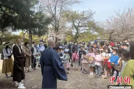 日本华人亲子研学团走进京都黄檗山万福寺图片