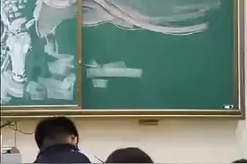 “粉笔马良”7分钟画出岳飞像，一段视频太惊艳了图片