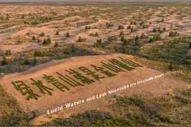 清明赏绿处，莫忘治沙人图片