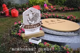 永远怀念！袁隆平院士墓前摆满鲜花和稻穗图片