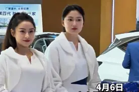 齐鲁国际车展，看前台小姐姐微笑服务，“老司机”们心动了吗图片