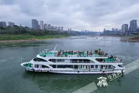 重庆洪崖洞至磁器口水上观光航线开通 这份乘船信息请收下图片
