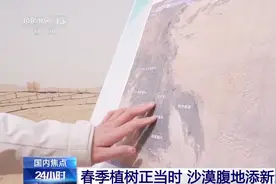 春季植树正当时！新疆这片沙漠腹地添新绿→图片