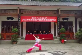 弘扬传统文化，巩固“全国武术之乡”建设成果——渝北区启动中国武术段位考试图片