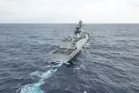 与台舰目视距离5海里！持续环台岛战巡进逼，最新画面→图片