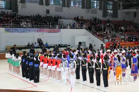 清远市中小学生健美操啦啦操比赛在阳山举行，阳山摘获2个第一图片