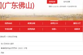 【广东】佛山市荆颗新型能源有限公司使用未经检验的特种设备（叉车）被罚款3万元图片