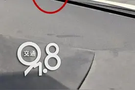 杭州一女司机开车途中发现车上有条蛇，正从引擎盖上探出头来图片