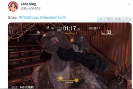 扭脖杀超帅！《生化4RE》佣兵模式汉克人气爆炸图片